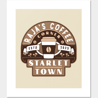 Starlet Town Coffee Emblem Posters and Art